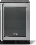 24"W. SS Panel - Glass Door W/Viking Handle