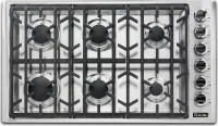 36" Gas Cooktop, 5 Series, 6 Burners