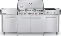 SUMMIT(R) GRILL CENTER LP GAS - STAINLESS STEEL