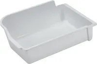Plastic Refrigerator Ice Maker Tray/Bin (5 1/2-IN H x 9 1/2-IN W x 16 1/4-IN D) - White