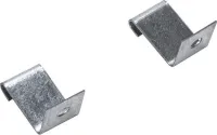 Dishwasher Floor Mounting Kit with 2 metal mounting brackets, fits standard tub models