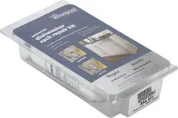 Dishwasher Rack Repair Kit with White Tine Tips and Vinyl Touch-up Paint - Repairs Two Racks and Cover Scratches