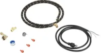 Dishwasher Water Line Installation Kit with 6' braided hose, 3/8