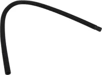 4' Black flexible washer drain hose extension with molded end (fits Duet, Performance, Cabrio, Bravos) - 1 pack