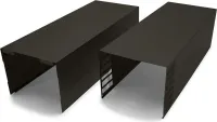 Chimney Extension Kit Black Stainless for Wall Mount