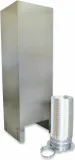 Island Hood Chimney Extension Kit (10-12ft) for vented hoods - Stainless Steel