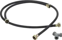 5' Black Steam Dryer Hose Kit