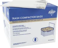 60-Pack of Heavy-Duty Plastic Compactor Bags with Odor Remover for 15-IN Compactor Models