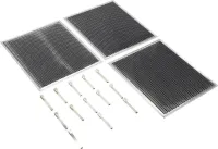 Range Hood Charcoal Replacement Filter Kit for Models IH6302YS, IHW6302YB, IHW7302YS (Includes 3 Filters and 12 Clips)