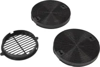 Range Hood Recirculation Kit with (2) charcoal filters, (1) black vent cover and (2) mounting screws, fits UXL5430BSS
