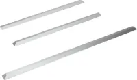 Slide-In Range & Countertop Trim Kit, Stainless Steel, with (1) left side trim, (1) right side trim, and (1) rear trim