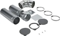 4-way dryer side vent kit that fits WED9500EC, WED9500EW, WGD9500EC, WGD9500EW, YWED9500EC, and YWED9500EW