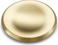 Small Single Burner Cap for Rise and Noir-Style Commercial Range and Rangetops - Brass