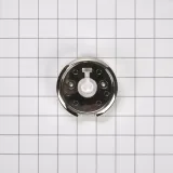 Single Bezel for Rise-Style Commercial Range and Rangetop Griddle Knobs - Chrome