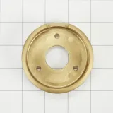 Single Bezel for Rise-Style Commercial Range and Rangetop Griddle Knobs - Brass