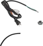 6' Dishwasher Power Cord 3 Wire 20 Amp Straight Plug