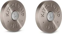 KitchenAid Commercial-Style Range Handle Medallion Kit - Bronze (Includes Two Medallions, Screws, and One 1/8-IN Hex Wrench)