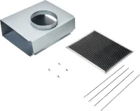 Range Wall Hood Charcoal Filter Recirculation Kit - Silver