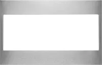 Built-In Low Profile Microwave Standard Trim Kit, Stainless Steel, Size: 32.5