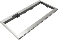 Built-In Low Profile Microwave Slim Trim Kit with Pocket Handle, Stainless Steel, fits cut-out height 12