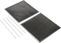 Range Hood Replacement Filter Kit (Includes Two Charcoal Filters and Four Clips)