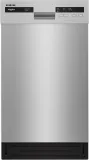 18" Full Console Built-In Dishwasher, 8 Place Setting Capacity