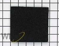 Trash Compactor Charcoal Air Filter - Black, Square (4 1/2-IN X 4 1/2-IN)