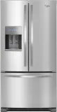 36" Freestanding French Door Refrigerator, 24.7 cu. ft. Capacity
