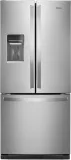 30" Freestanding French Door Refrigerator, 20.0 cu. ft. Capacity