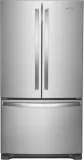 36" Freestanding French Door Refrigerator, 25.2 cu. ft. Capacity