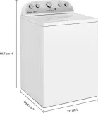 28" Top Load Washer, 4.4 cu. ft. Capacity