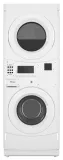 Commercial Gas Stack Washer/Dryer, Card Reader-Ready