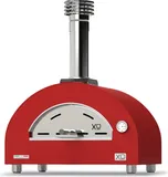 Countertop Hybrid Gas & Wood Oven in Red