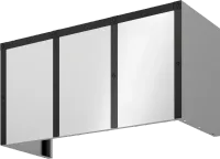 Duct Cover Banding Kit, 48in x 18in, Matte Black