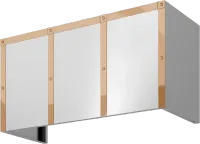 Duct Cover Banding Kit, 48in x 18in, Polished Copper