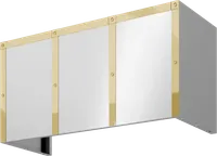 Duct Cover Banding Kit, 48in x 18in, Polished Gold