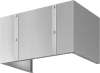 Duct Cover, 48in, 12in tall, SS