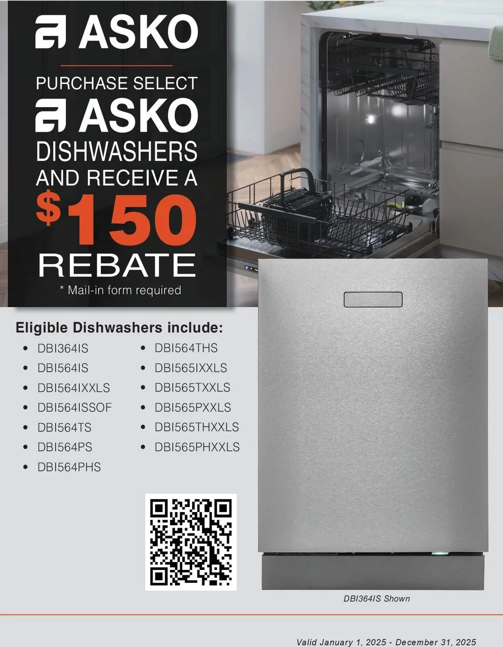Asko Dishwasher Rebate