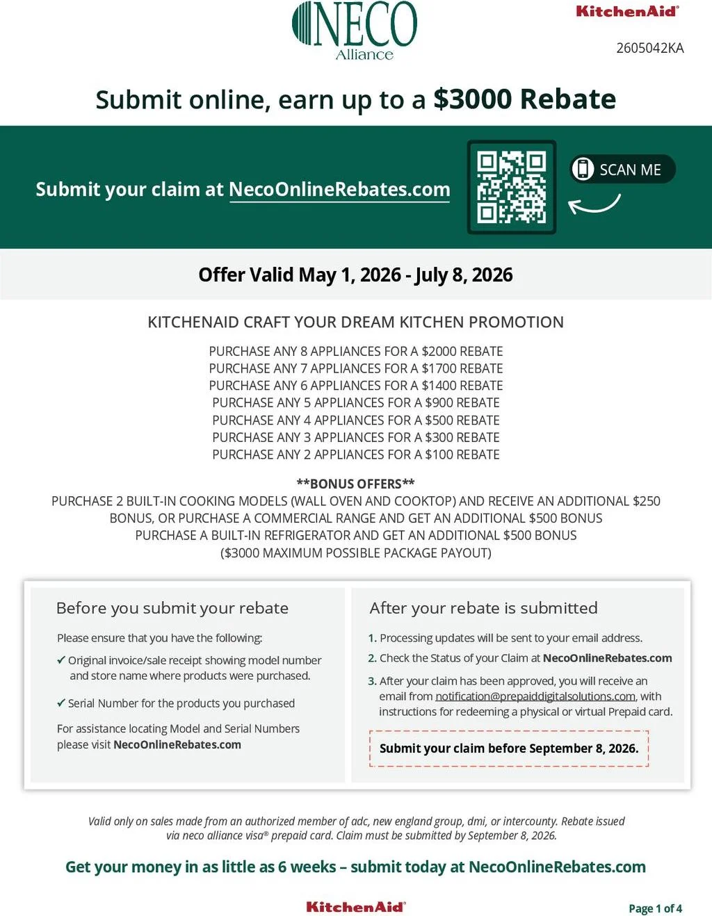 KitchenAid Craft Your Dream Kitchen Promotion