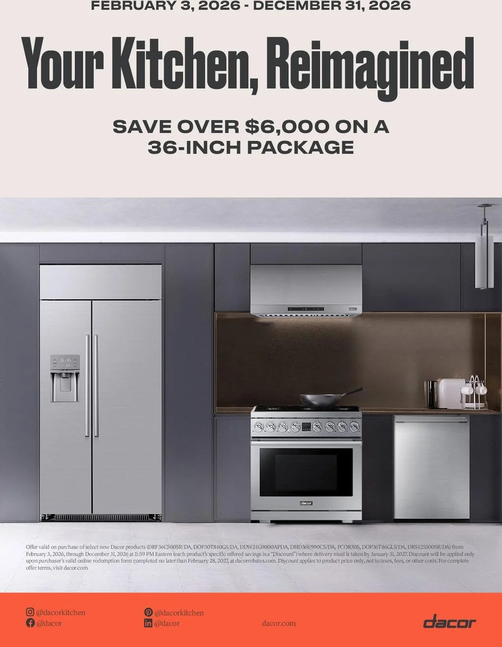 Dacor Your Kitchen Reimagined Rebate