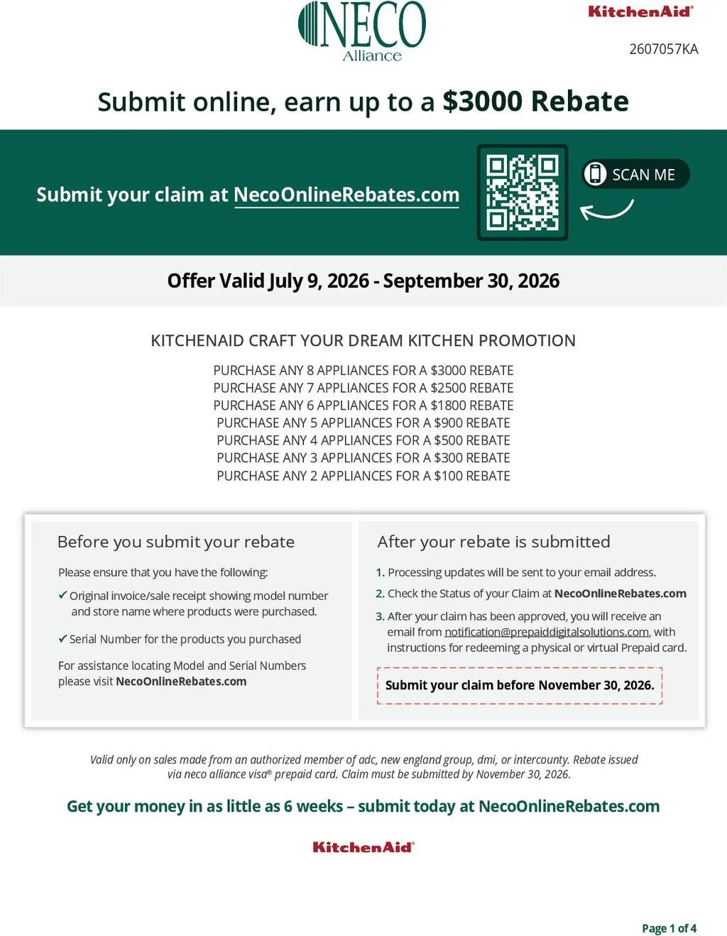 KitchenAid Craft Your Dream Kitchen Promotion