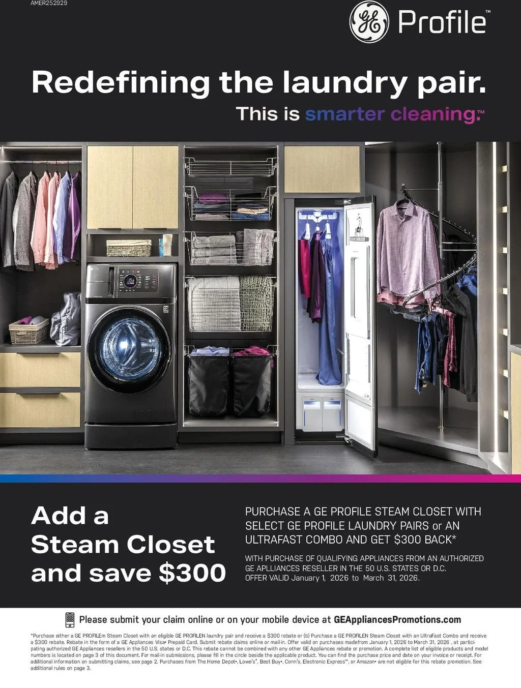 GE Profile Redefining The Laundry Pair Rebate