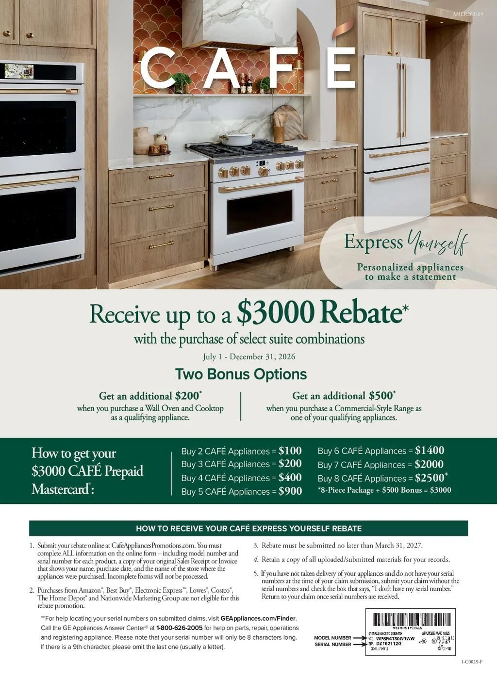 Cafe Express Yourself Rebate
