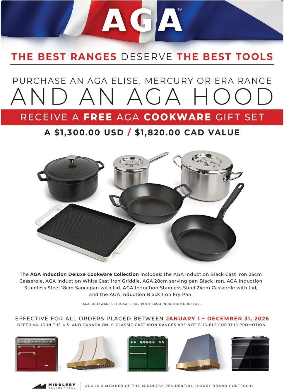 AGA Free Cookware Gift Set Rebate