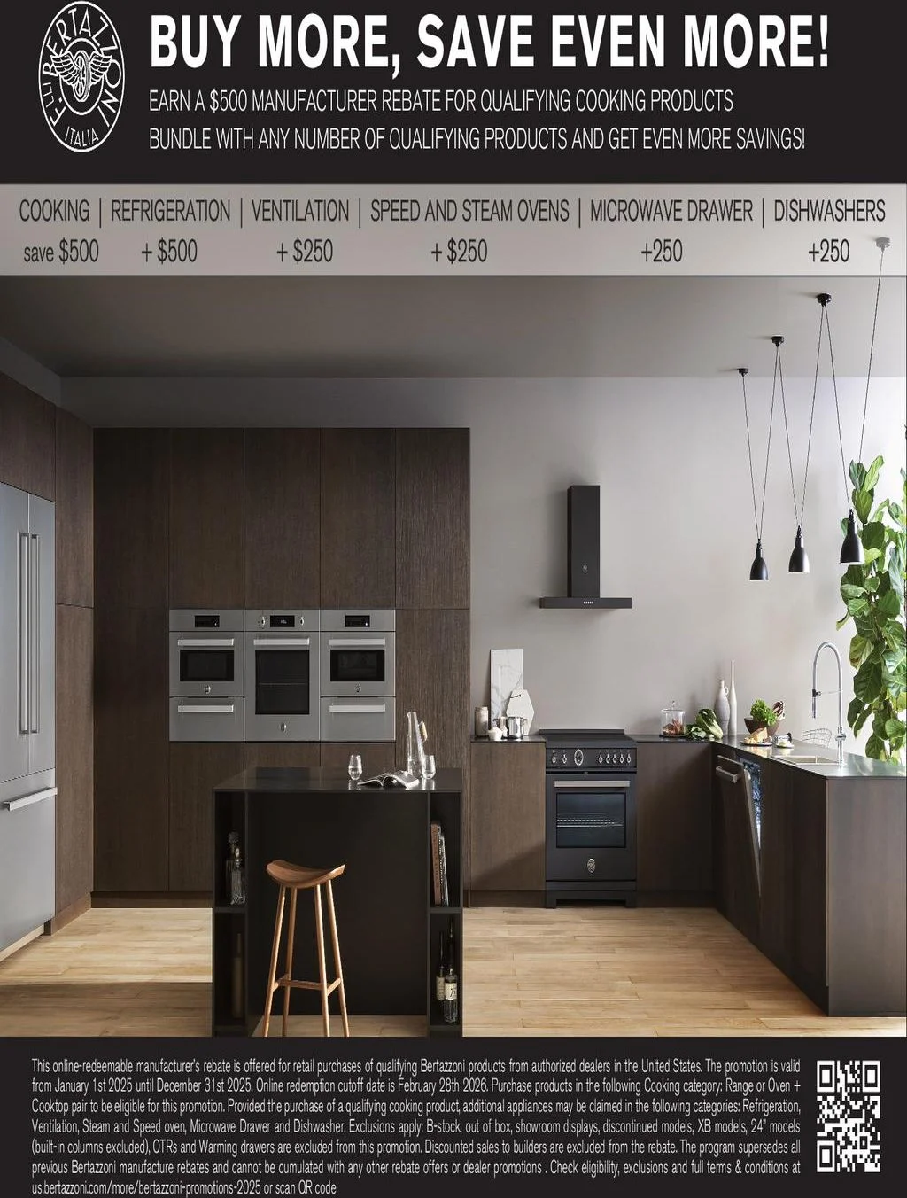 Bertazzoni Buy More Save Even More Rebate