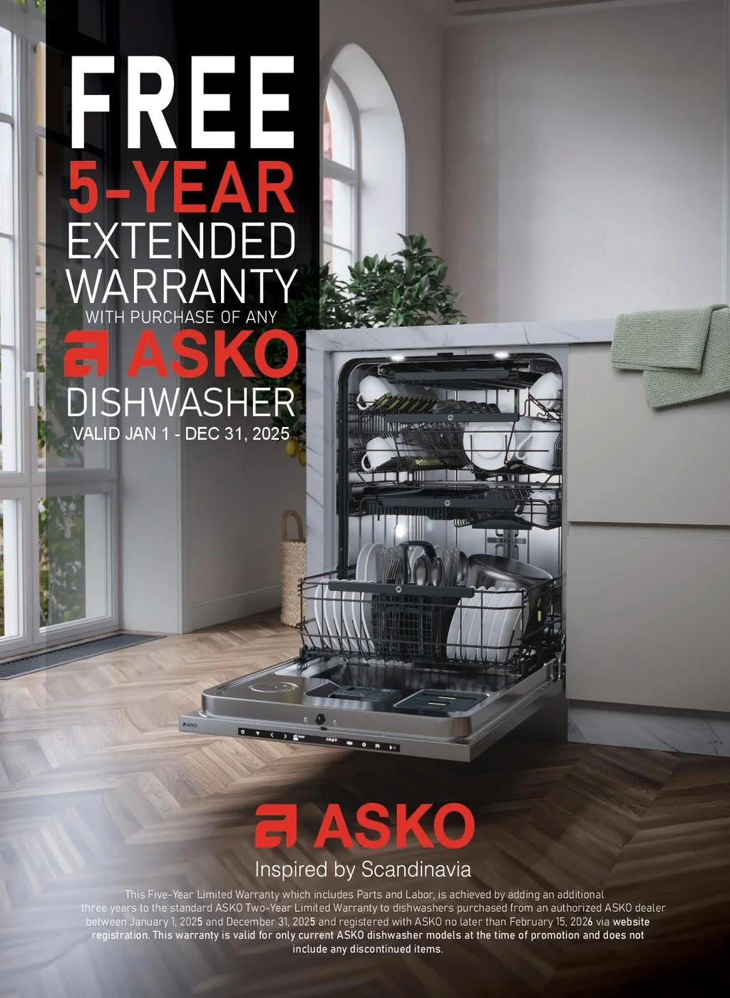 Asko 5 Year Extended Warranty Rebate