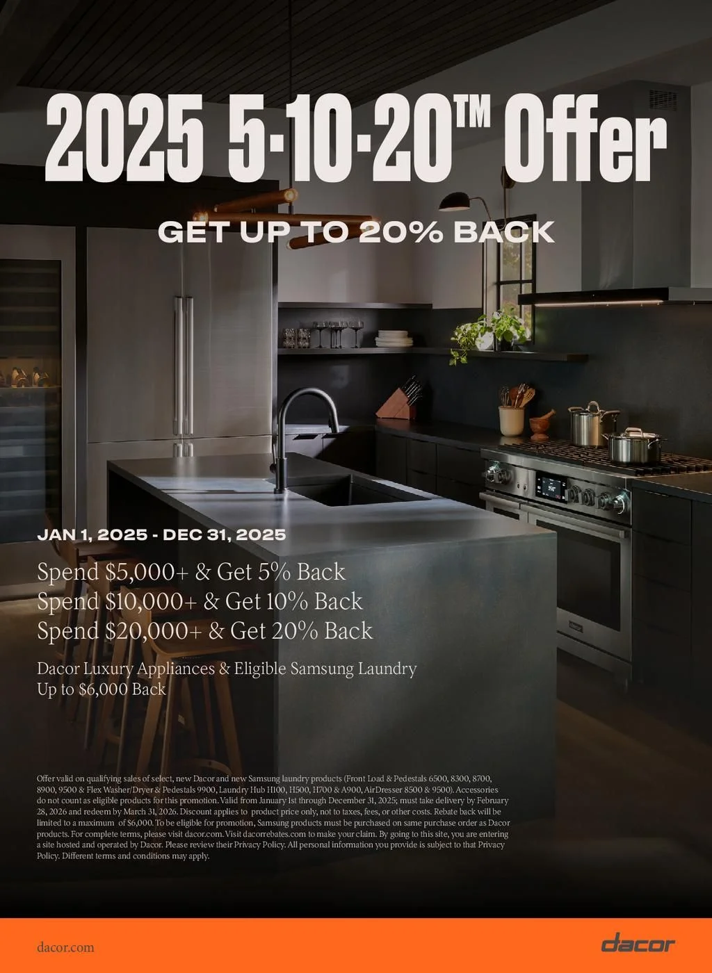 Dacor 5 10 20 Promotion