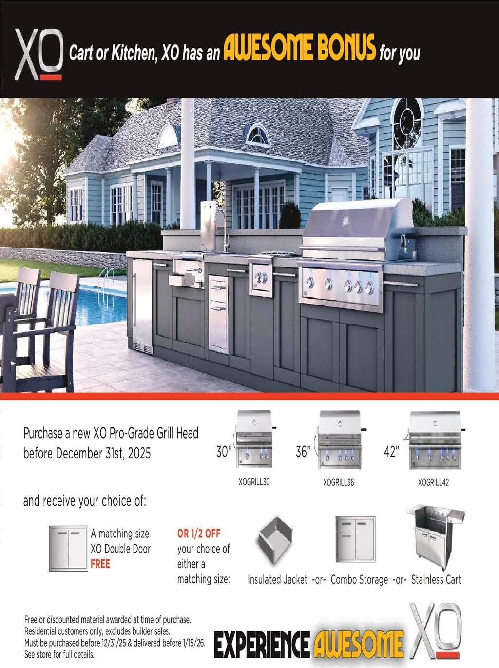 XO Appliances Awesome Grill Gifts Rebate