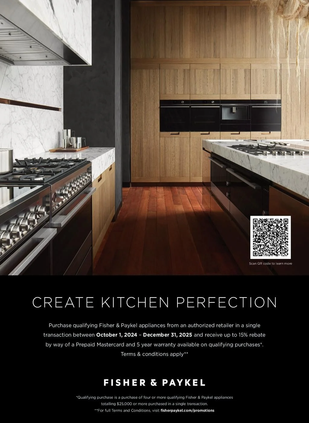 Fisher and Paykel Create Kitchen Perfection Rebate