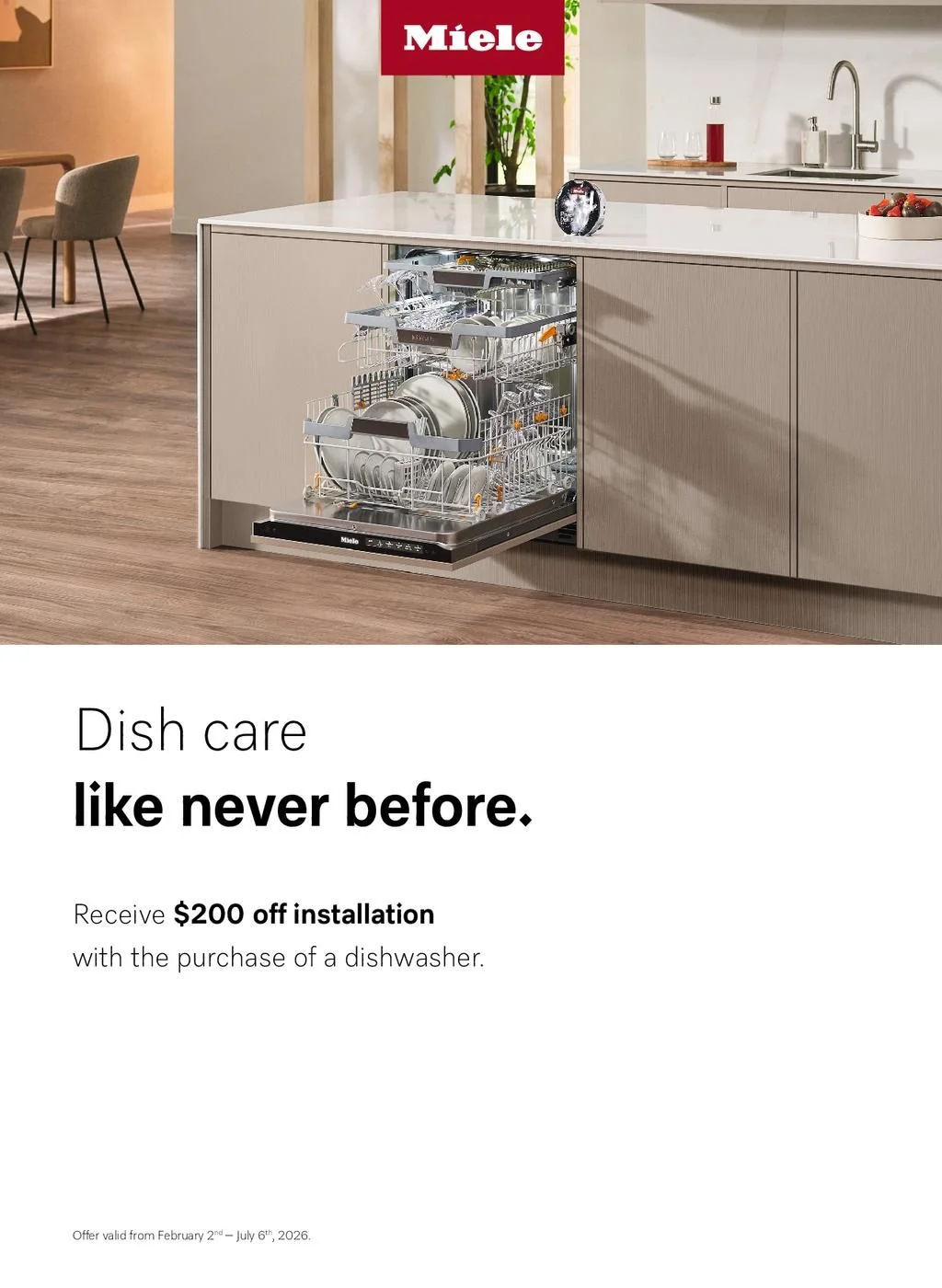 Miele Dishwasher Installation Rebate